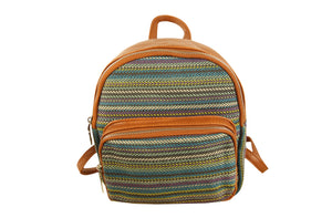 Rucksack Ethno Farbe Blau - Mini